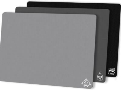 3-Piece Flexible Cutting Board Set – Color Coded, Non-Slip Plastic Mats for Meat, Dishwasher Safe, Gray